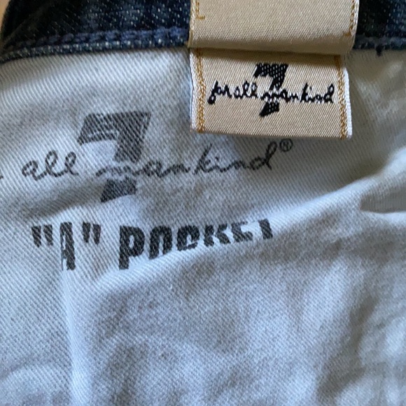 7 for All Mankind Jeans Mens Wide Leg Sz 34 - Picture 7 of 11